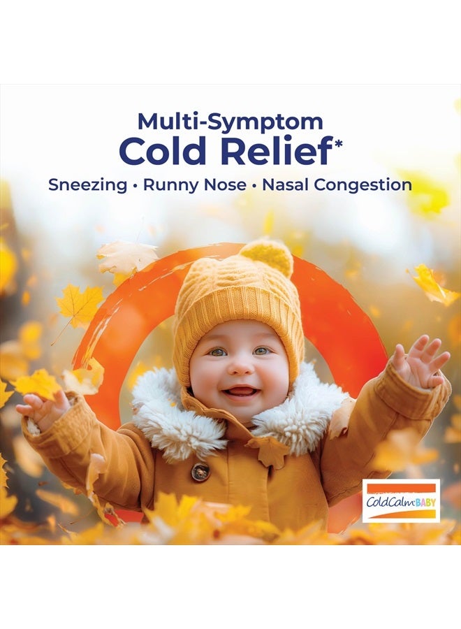Boiron قطرات كولد كالم للأطفال للاستخدام الفردي لتخفيف أعراض البرد من العطس وسيلان الأنف واحتقان الأنف - جرعات سائلة معقمة وغير مهدئة - 30 عدّ - Image 2