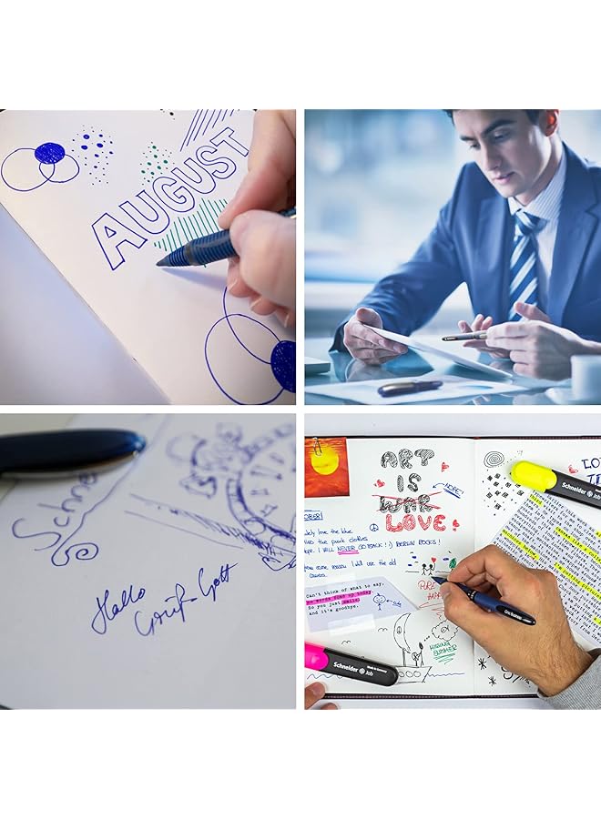 Schneider One Business Rollerball Pen 0.6Mm Black Box Of 10 183001 - Image 4