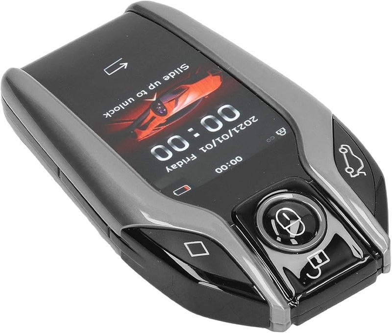 Universal TK800 Plus LCD Touch Screen Smart Key Remote Keyless Entry Start Stop Engine Button Silver - Image 4
