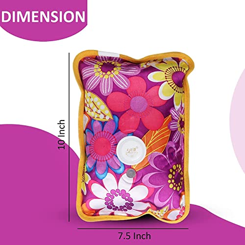 VN CARE Hot Water Bag VN CARE Heating Bag Gel hot Water Bag hot bags for pain relief hot water bags electric hot pack heat pad electric for pain relief electric heating pad for back pain Men & Women with Charging Cord (Multicolour) (Heating Bag) - Image 4