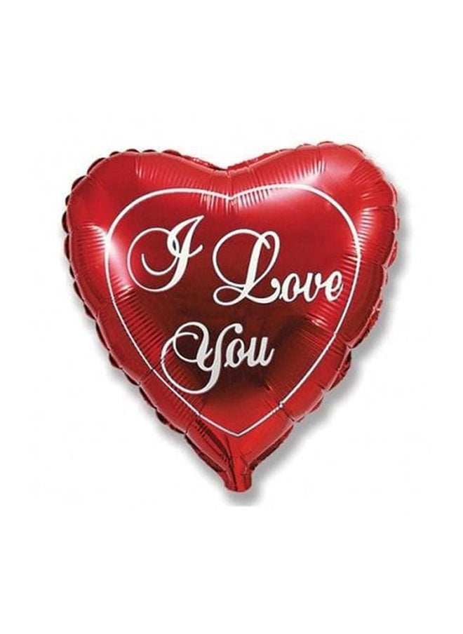 Floral lane Flower Shop I love you Heart Shape Foil Baloon 