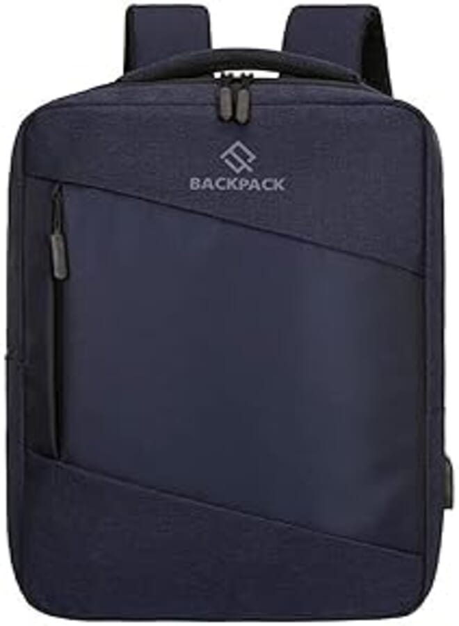 SportQ SportQ Business Laptop Bag, Professional Waterproof College Work Tote Bag Fits 15.6 Inch Laptop (One Size, Navy)