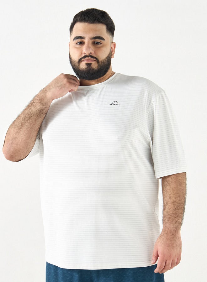 كابا تيشيرت كابا بنقوش وأكمام قصيرة ورقبة دائرية - Image 2