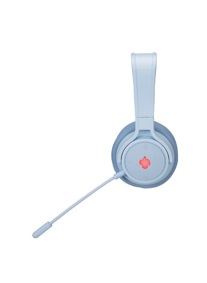 Cherry Hw 2.2 Over-ear Three-mode Wireless Bluetooth Virtual 7.1 Surround Sound Headphones With Sound Positioning, Fps Gaming Headset, All-platform Compatible, Winter Blue - Image 2