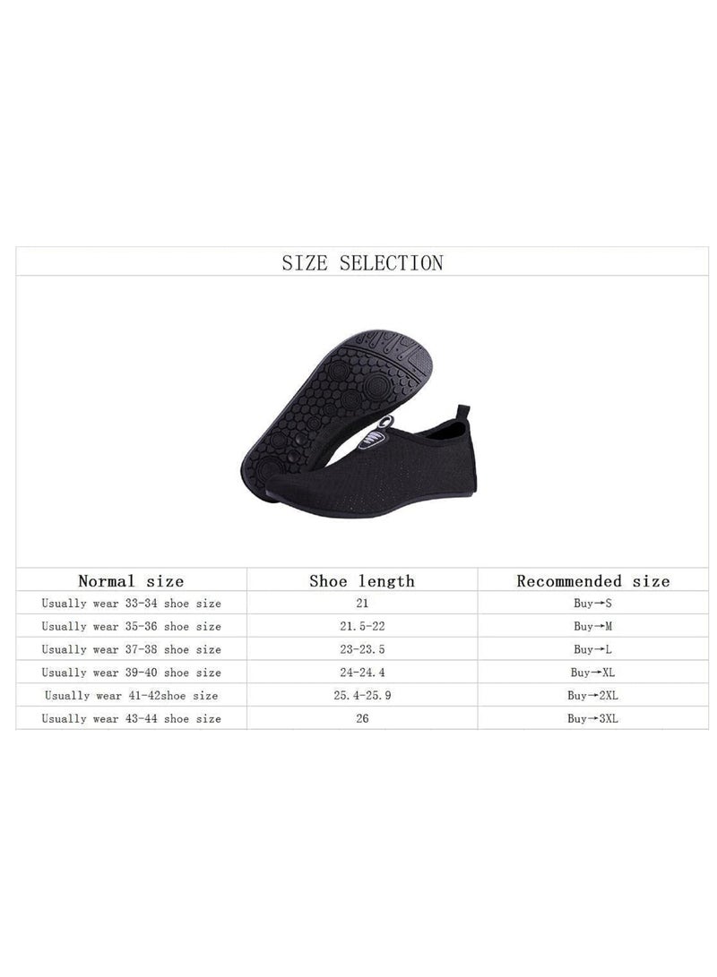 NIBEMINENT Women and Mens Beach Shoes，Water Shoes,Swimming and Water Games Shoe,Bare foot Quick Dry Aqua Shoes - Image 4