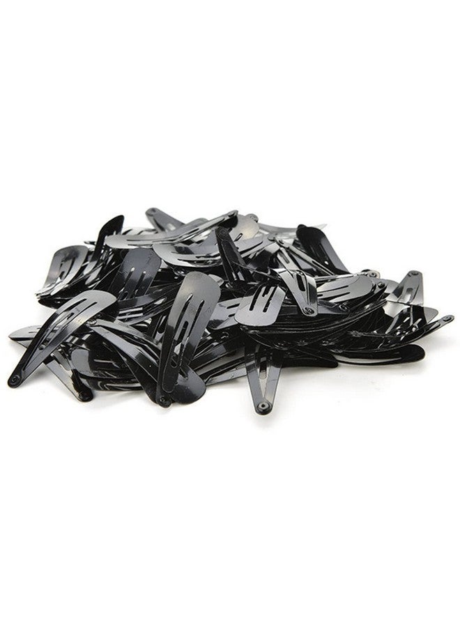 JFFX 40 Pieces Snap Hair Clips For Women Hair Barrettes 2 Inch Metal Black Hair Clip For Girls Kids Teens Hair Accessories - Image 5