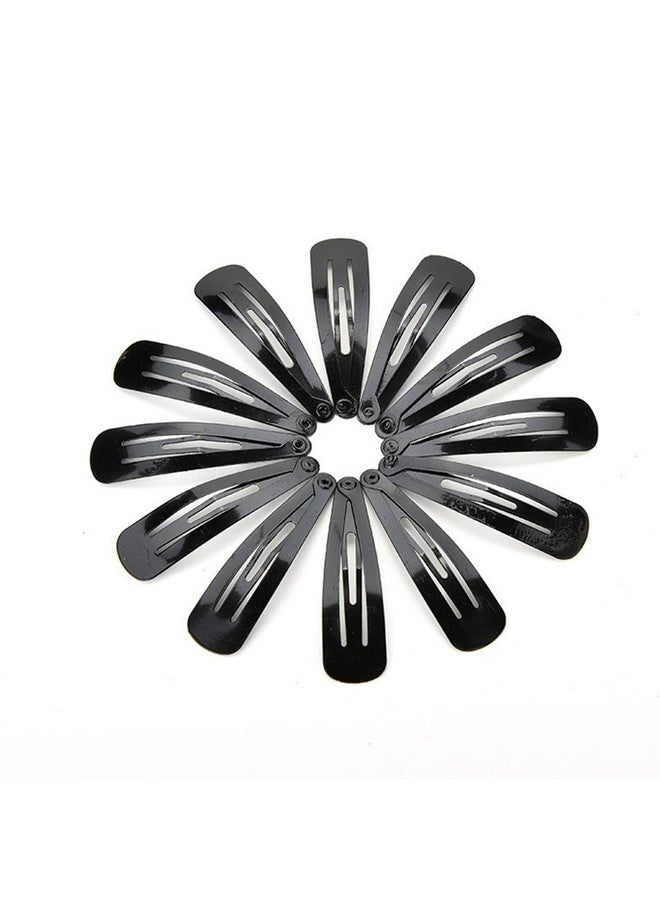JFFX 40 Pieces Snap Hair Clips For Women Hair Barrettes 2 Inch Metal Black Hair Clip For Girls Kids Teens Hair Accessories - Image 4