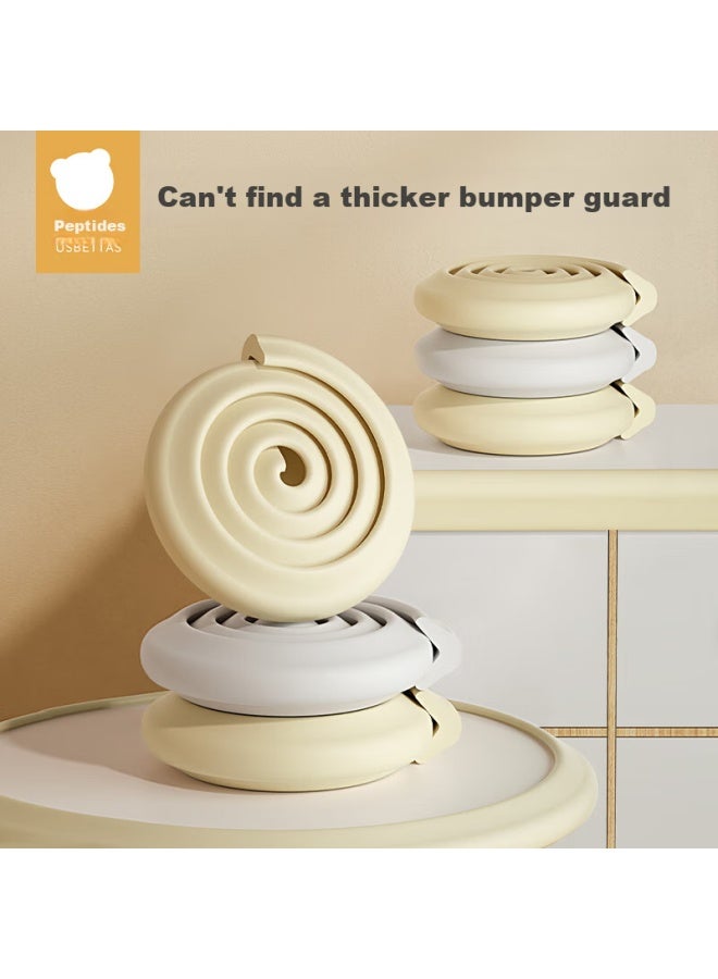 Beptides Beipesi Children's Corner Guards, Table Edge Protectors, Baby Anti-collision Stickers, Wall Corner Cushions, Infant Soft Edge Protectors, L-shaped, 2m*3 Pieces - Image 2