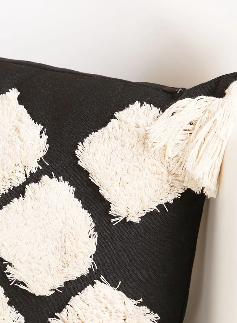 AURORA Rectangle Tassel Cushion With Insert