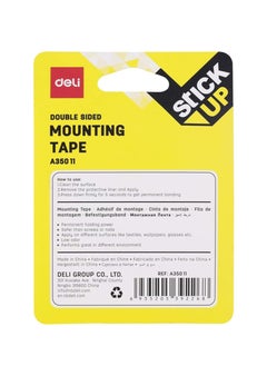 Deli Double Sided Mounting Tape White  - Image 3