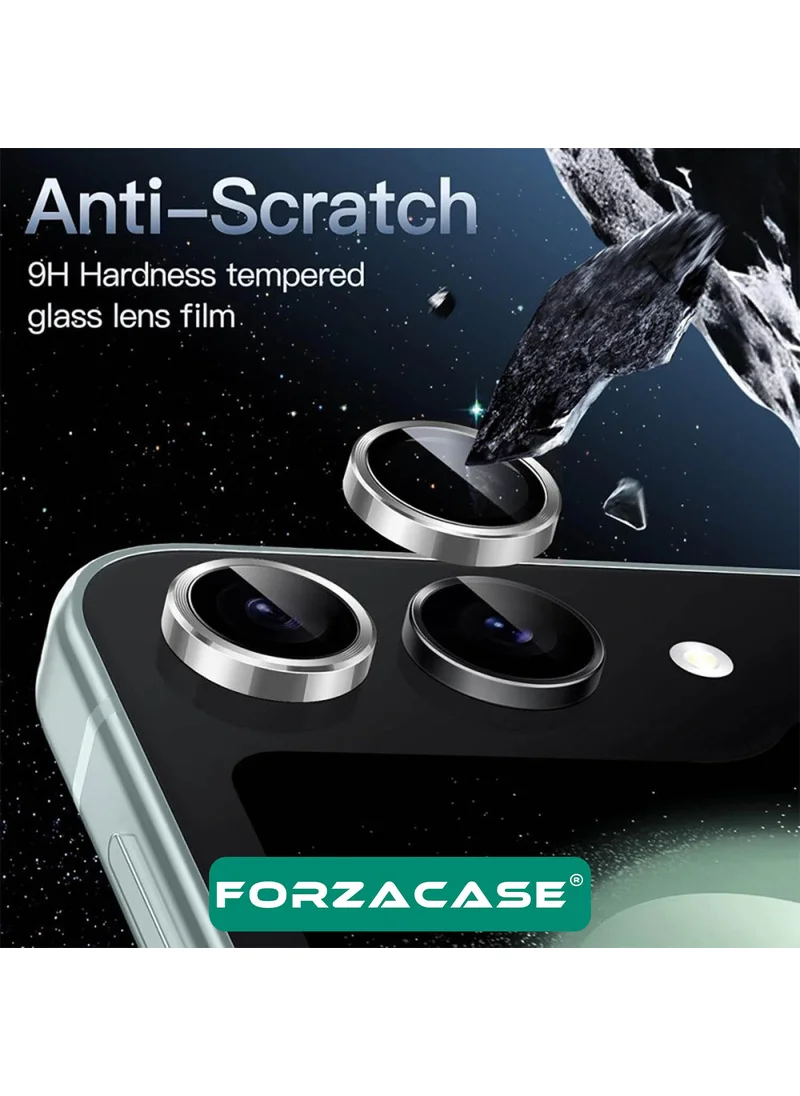 Forzacase Camera Glass Lens Protective Ring Set Compatible with Samsung Galaxy Z Flip 6 - FC381