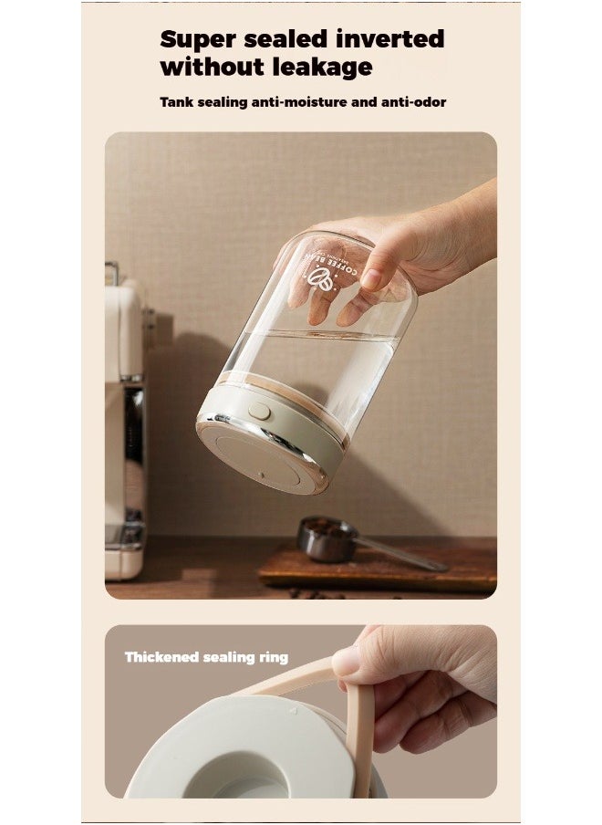 Generic - 1700ml sealed coffee storage tank, equipped with a bean awakening valve, moisture-proof and fresh-keeping, extending the shelf life of coffee beans. It can also be used for daily storage of tea or food that is easily affected by moisture. - Image 1