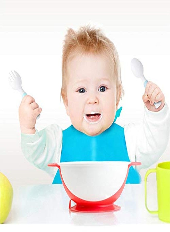 Moppets 350ml Suction Bowl with Snap-in Spoon (Blue) - Image 5