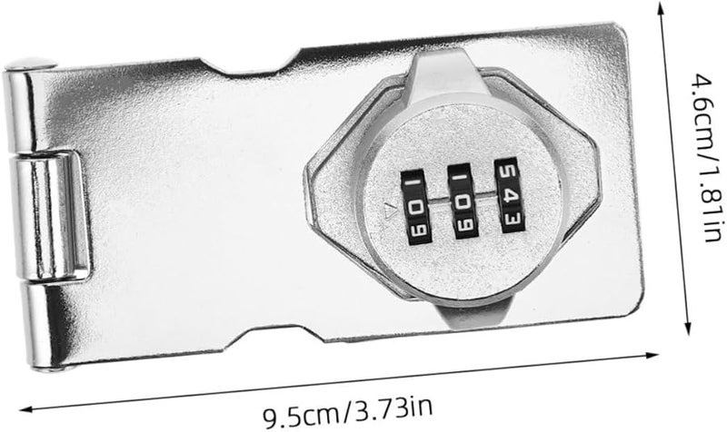 Artibetter 2 Pack Keyless Combination Lock For Cabinet Door Home Bathroom Easy Install - Image 3