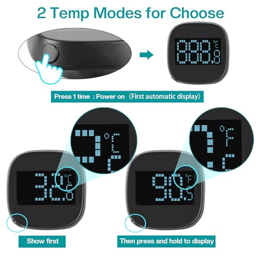 AlloverPower LCD Digital Coffee Maker Temperature Sensor Thermometer for E61 Group Head Espresso Coffee Machines Temperature Gauge Monitor - Image 4