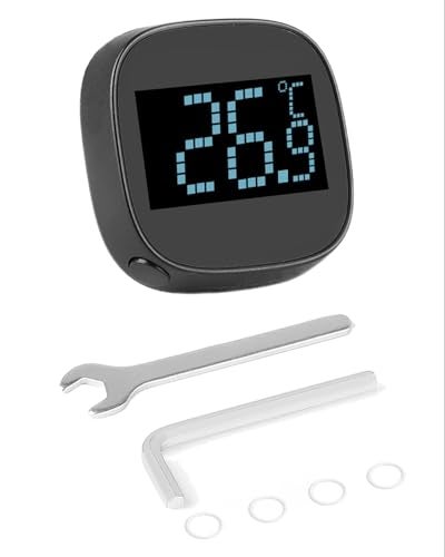 AlloverPower LCD Digital Coffee Maker Temperature Sensor Thermometer for E61 Group Head Espresso Coffee Machines Temperature Gauge Monitor - Image 1