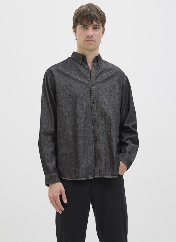 JJ Rebel Denim Regular Fit Shirt - Image 5