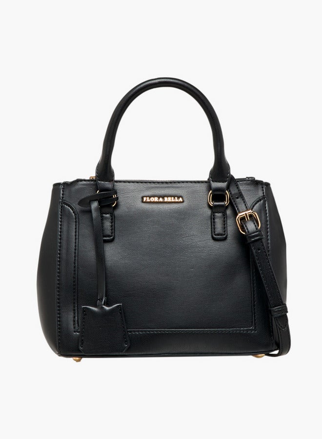 Flora Bella By Shoexpress Women Solid Tote Bag with Top Handles and Detachable Strap  - Image 1