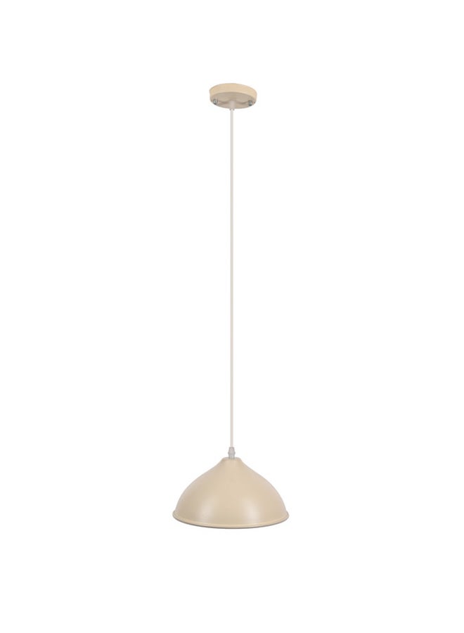 El Rawda Lighting Indo Ceiling Lamp - Single | modern decorative LED E27 pendant light ceiling lamp hanging | suitable for any room | Color: Beige | Size: 70x23 cm