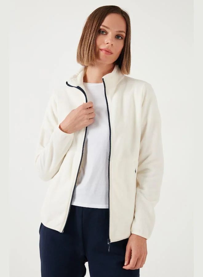 ليلا كارديجان نسائي من الصوف القطبي بسحاب مانع للتكتل بقصة ضيقة من ليلا