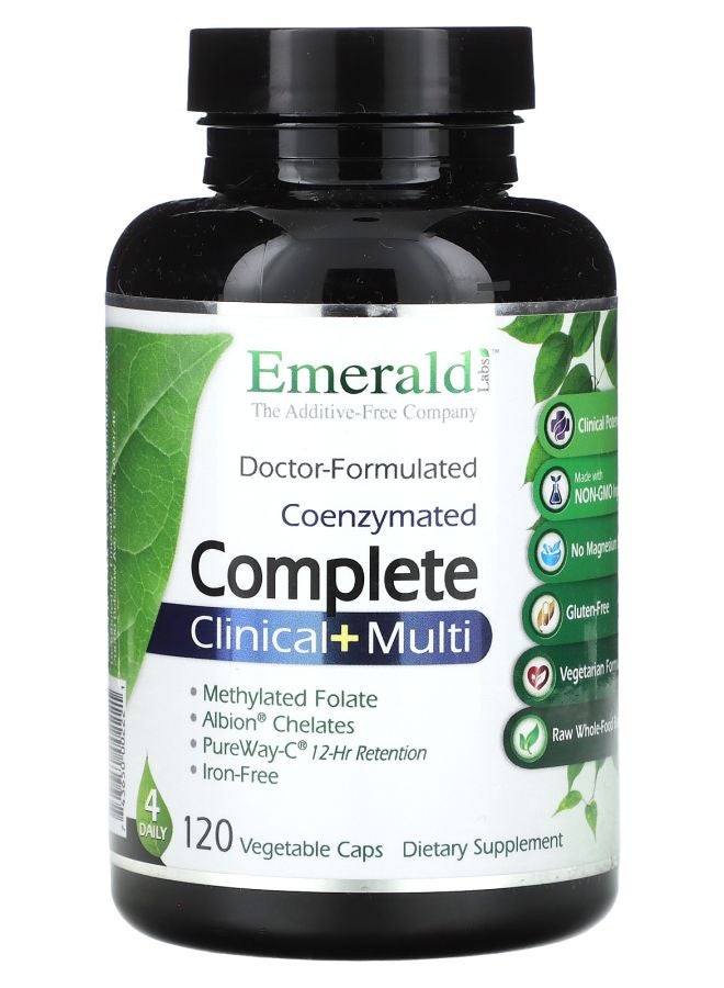 Emerald Laboratories CoEnzymated Complete Clinical + Multi 120 Vegetable Caps