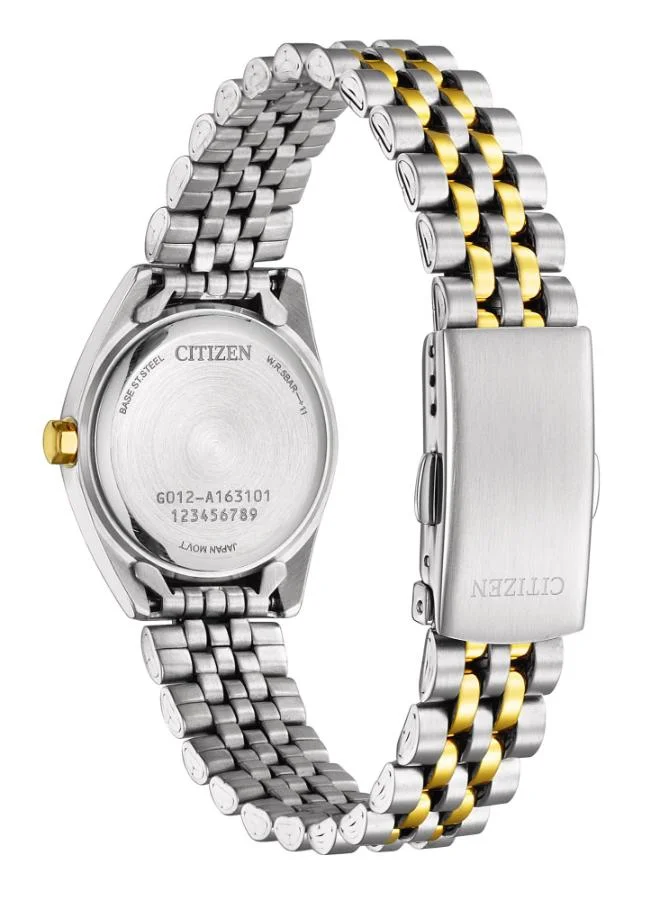 CITIZEN Women's Quartz Women Two Tone Stainless Steel with Two-Tone Gold Plating Strap - EU6066-59A