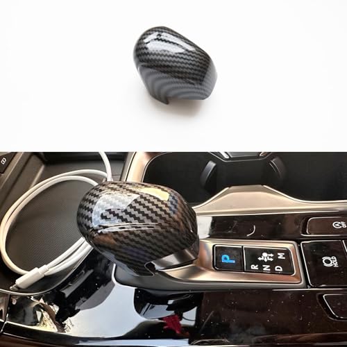 CYAuto Sport Gear Shift Knob Overlay Trim for Lexus RX NX 2023 2024 2025 TX F Sport (Carbon Fiber Style) - Image 1