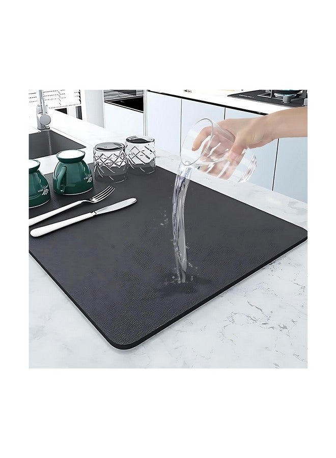 Vivatra Dish Drying mat for Kitchen Water Absorbent mat Utensils Large Dry mat (30 * 40) - Image 1