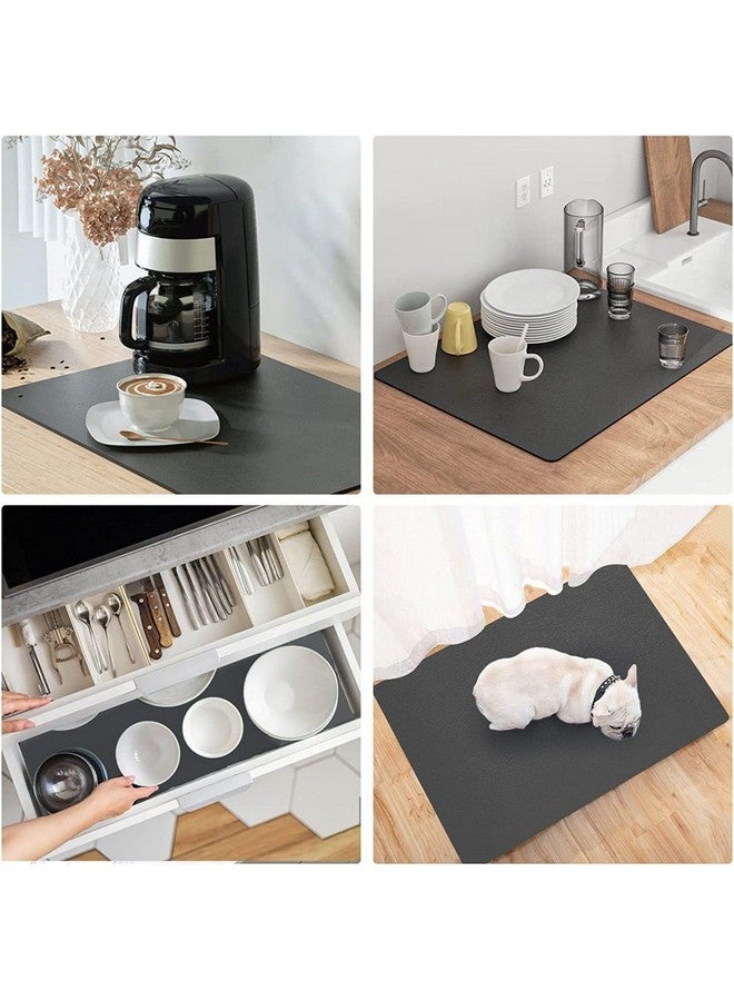 Vivatra Dish Drying mat for Kitchen Water Absorbent mat Utensils Large Dry mat (30 * 40) - Image 4