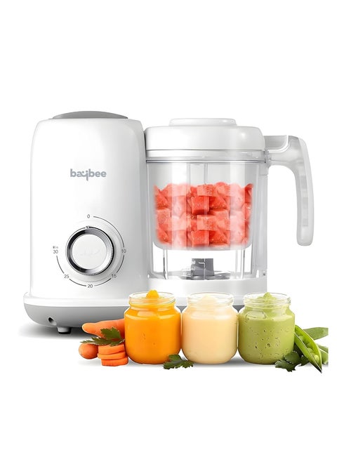 Blendy 5-in-1 Baby Food Maker Electric Baby Food Processor for Baby Food Maker with Steamer & Grinder | Portable Baby Food Steamer and Blender for Baby Food Puree Baby Food Mixer with Defrosting & Warm Function