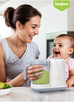 BAYBEE Blendy 5-in-1 Baby Food Maker Electric Baby Food Processor for Baby Food Maker with Steamer & Grinder | Portable Baby Food Steamer and Blender for Baby Food Puree Baby Food Mixer with Defrosting & Warm Function  - Image 2