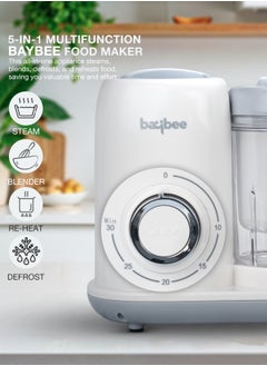 BAYBEE Blendy 5-in-1 Baby Food Maker Electric Baby Food Processor for Baby Food Maker with Steamer & Grinder | Portable Baby Food Steamer and Blender for Baby Food Puree Baby Food Mixer with Defrosting & Warm Function  - Image 5