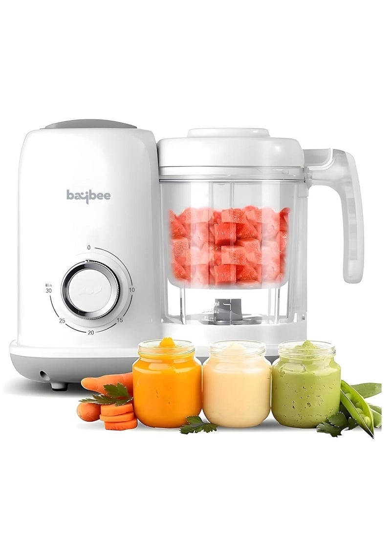 BAYBEE Blendy 5-in-1 Baby Food Maker Electric Baby Food Processor for Baby Food Maker with Steamer & Grinder | Portable Baby Food Steamer and Blender for Baby Food Puree Baby Food Mixer with Defrosting & Warm Function - Image 1