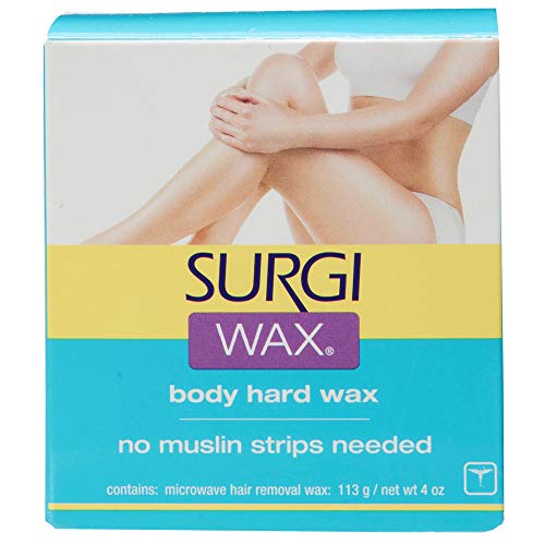 Surgiwax Microwave Hair Removal Hard Wax for Body 4 oz