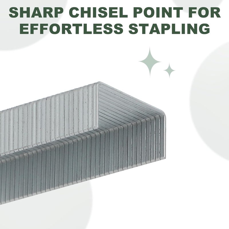 M.G 24/6 Staples for Stapler, 10000pcs(1000pcs Per Box) Staples 25 Sheets Capacity for Standard Stapler Smooth Stapling for Home Office Supplies, Silver - Image 3