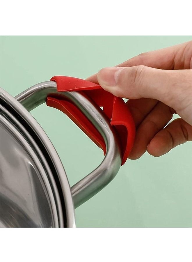 Peachjoy 6 Pairs Silicone Assist Handle Holder Heat Resistant - Image 3