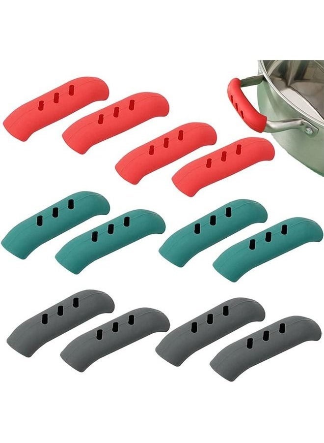 Peachjoy 6 Pairs Silicone Assist Handle Holder Heat Resistant - Image 1
