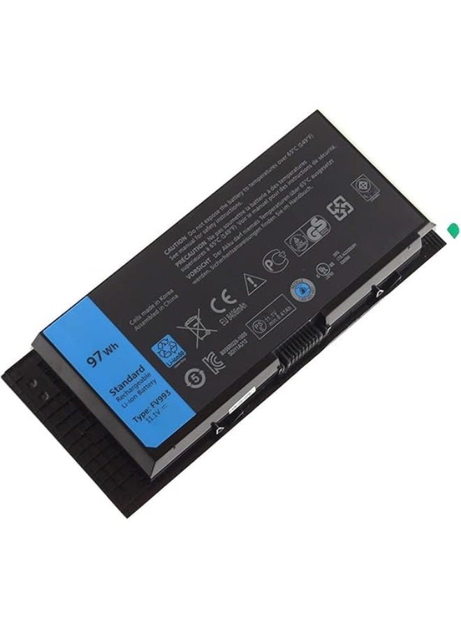 97Wh Laptop Battery Type FV993 – Replacement for Precision M4600/M4700/M6600/M6700 Series, 11.1V 8700mAh Li-ion - Image 1