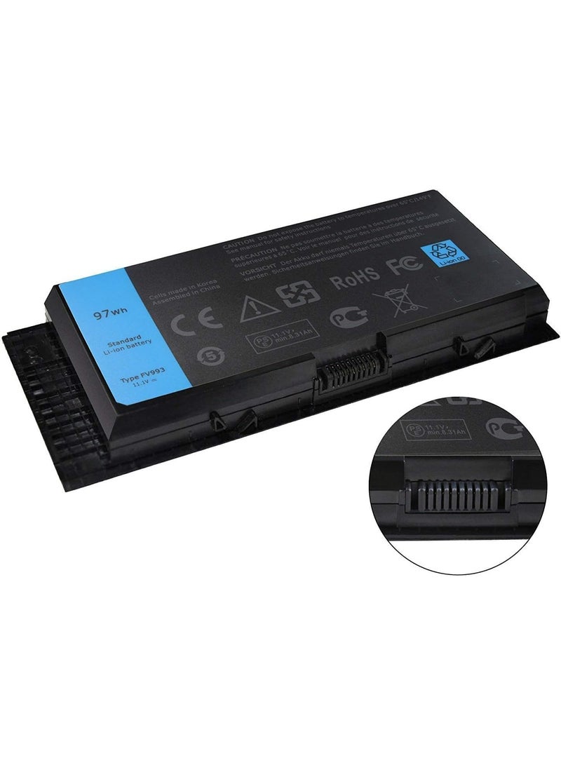 97Wh Laptop Battery Type FV993 – Replacement for Precision M4600/M4700/M6600/M6700 Series, 11.1V 8700mAh Li-ion - Image 4