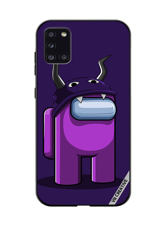 VR CREATIVE Protective Case Cover For Samsung Galaxy A31 Popular Game Among Us In Halloween Design Multicolour - Image 1