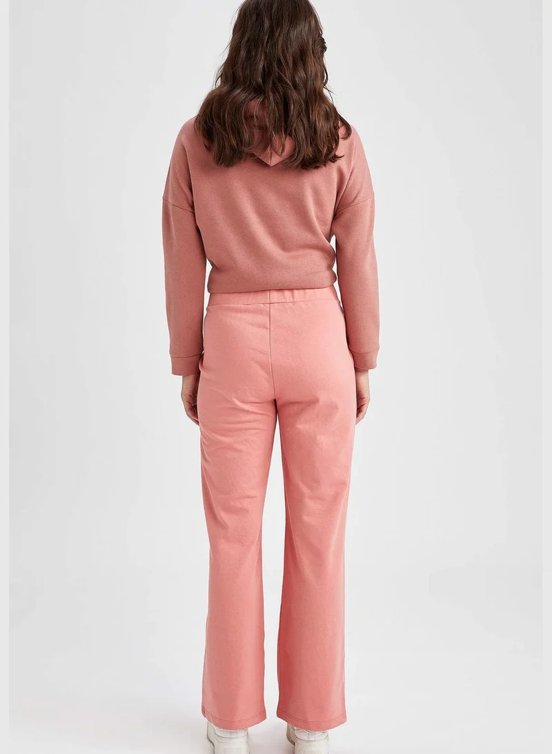 DeFacto Elastic Waistband Knitwear Palazzo Trousers