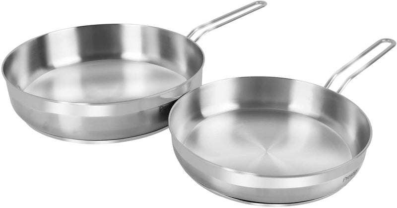 Prestige Prestige S/Steel Frypan 22Cm+26Cm Twin Pack Set  - Image 5