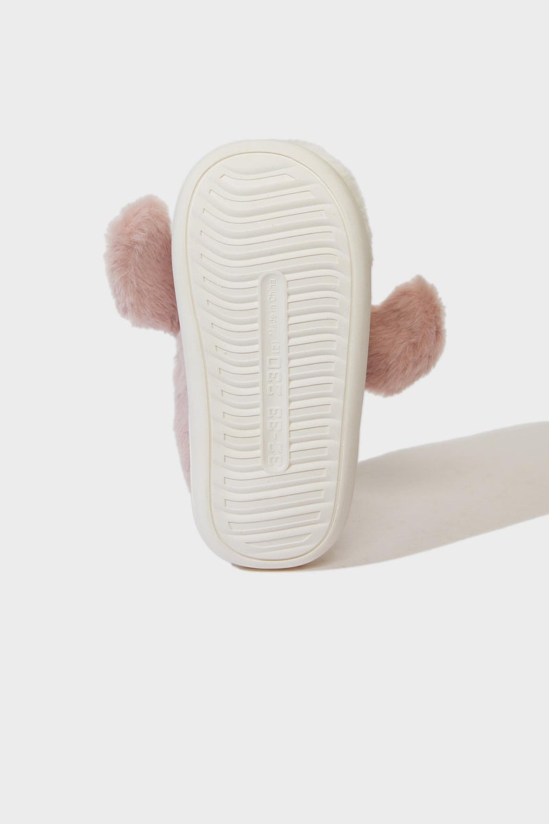 DeFacto Pink Girl Girl Dog Themed Flat Sole Home Boots Casual - Image 5