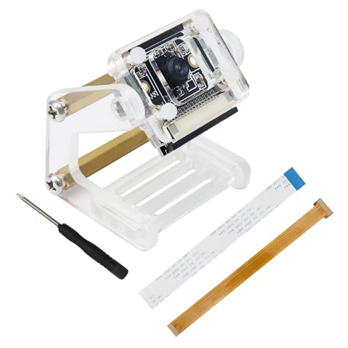 Freenove 8MP Camera for Raspberry Pi 5 4 B 3 B+ A+ Zero 2 W Jetson Nano with Adjustable Holder and Ribbon Cable, 120° Viewing Angle, 1080P 720P Output - Image 1