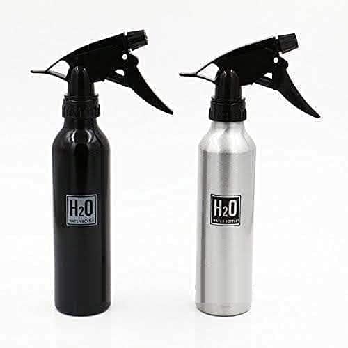 CLICKSWIFT CLICKSWIFT Stainless Steel H2O Water Spray Bottle Haircut Mist Sprayer Water Spray Bottle Barber Hairdressing Salon Tool Flower Planting 300 ML Multicolour 1 Pcs - Image 1