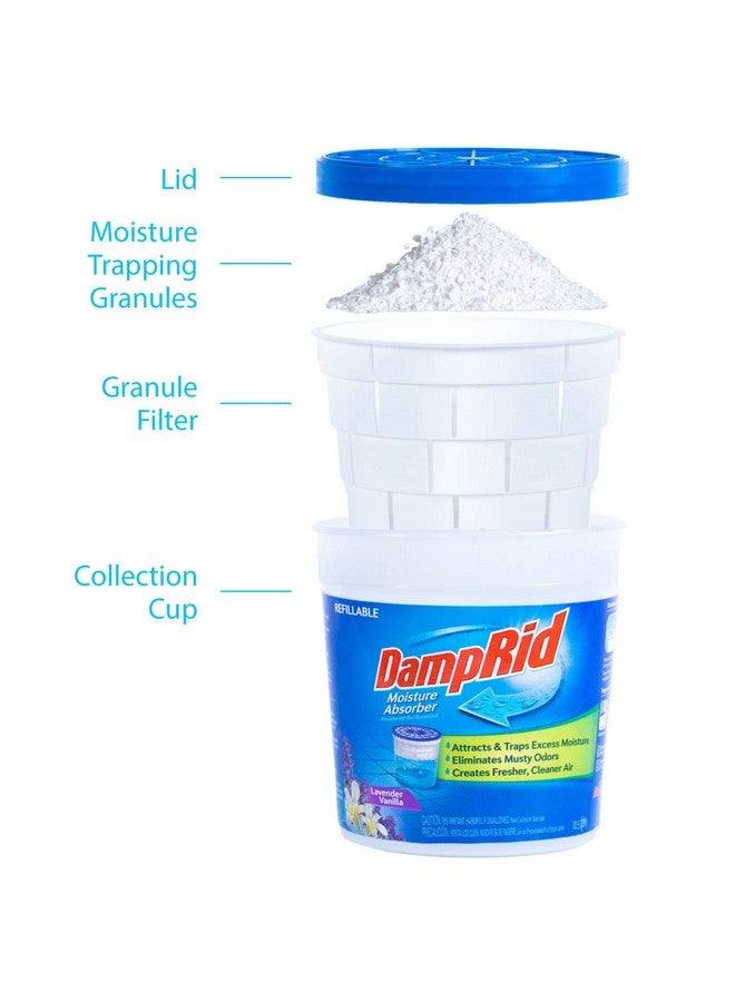 DampRid FG01LV Moisture Absorber, Lavender Vanilla, 10.5-Ounce - Image 4