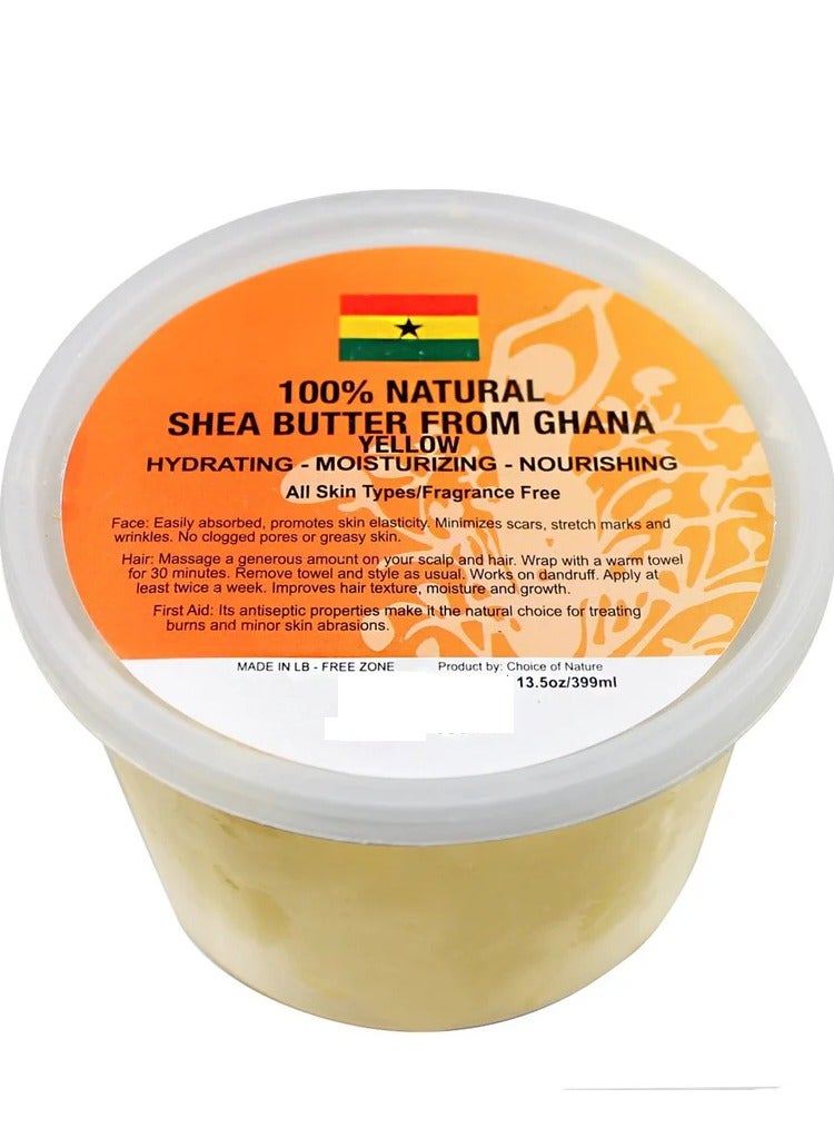 Natural Shea Butter Whipped Yellow 399 ML
