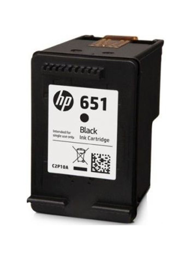 HP 651 CZP10AE خرطوشة مسحوق الحبر الأصلية أسود - Image 3