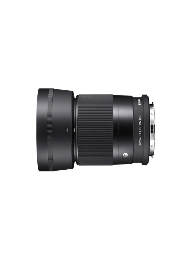 SIGMA 30mm F1.4 Contemporary DC DN Lens for Sony E Black  - Image 1