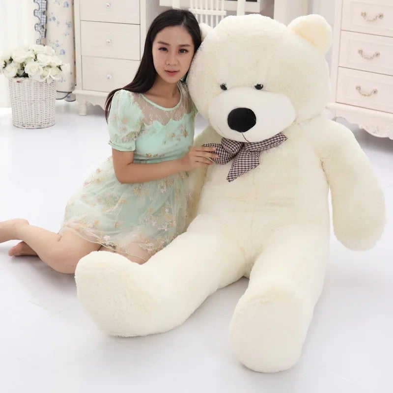 Y&D Big Bear Teddy Bear Doll 1.6m Plush Panda Hugging Bear Stress Relief Toy for Girls' Birthday - Image 5